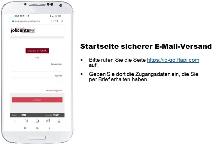 Anleitung zur Benutzung der verschlüsselten Mail-Kommunikation über Ftapi