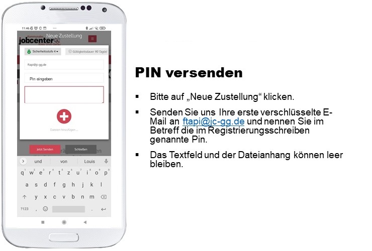 Anleitung zur Benutzung der verschlüsselten Mail-Kommunikation über Ftapi