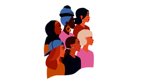 Abbildung Grafik verschiedene Frauen