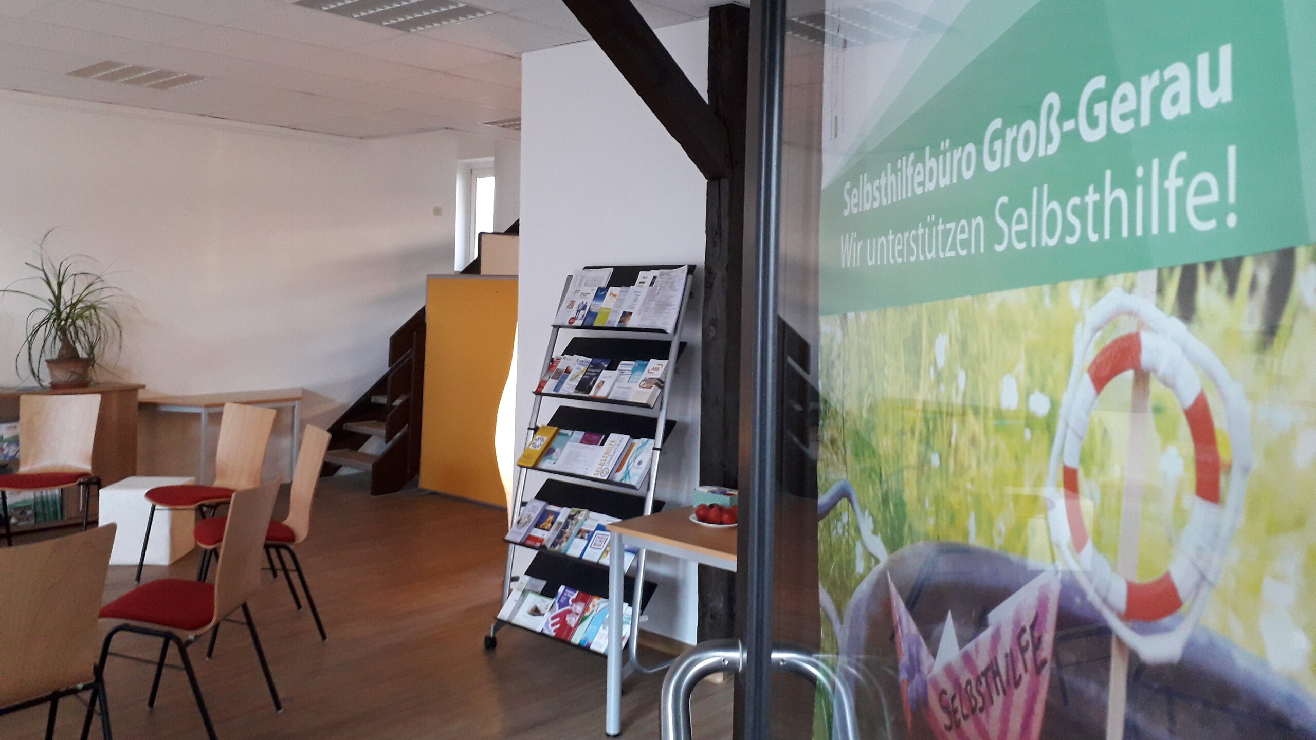 Abbildung Innenansicht des Selbsthilfebüros in Groß-Gerau